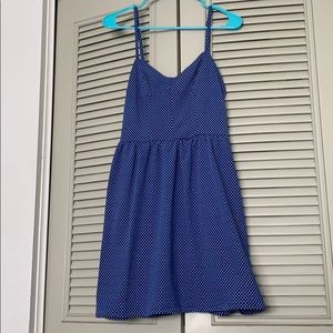 Blue Polka Dot Sundress